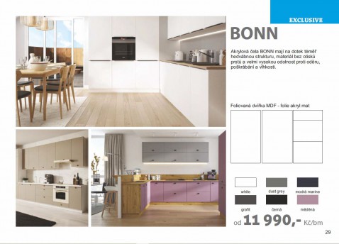 sektorová kuchyň BONN