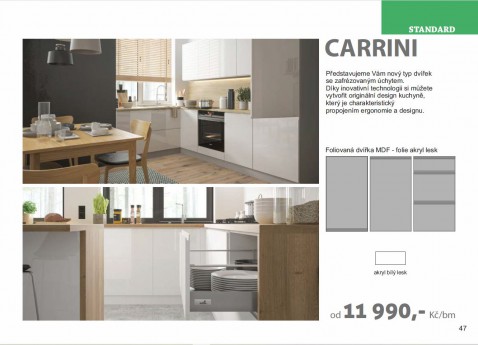 sektorová kuchyň CARRINI