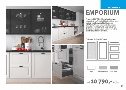 sektorová kuchyň EMPORIUM