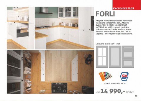sektorová kuchyň FORLI