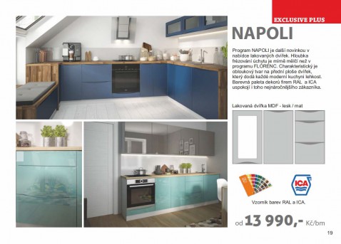 sektorová kuchyň NAPOLI