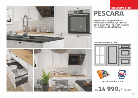 sektorová kuchyň PESCARA