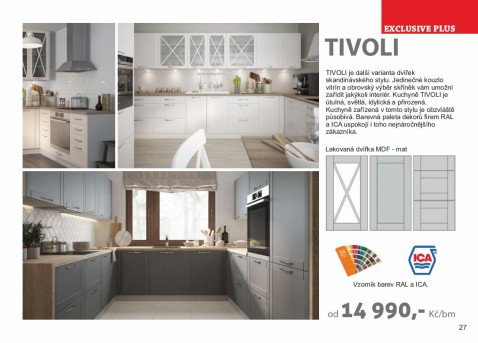 sektorová kuchyň TIVOLI