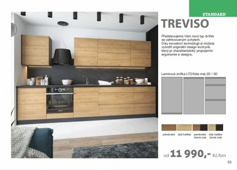 sektorová kuchyň TREVISO