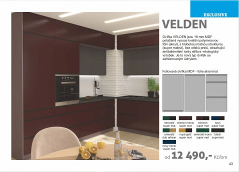 sektorová kuchyň VELDEN