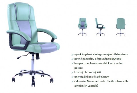 Kancelářské křeslo MEDICAL pro zdravotnická zařízení